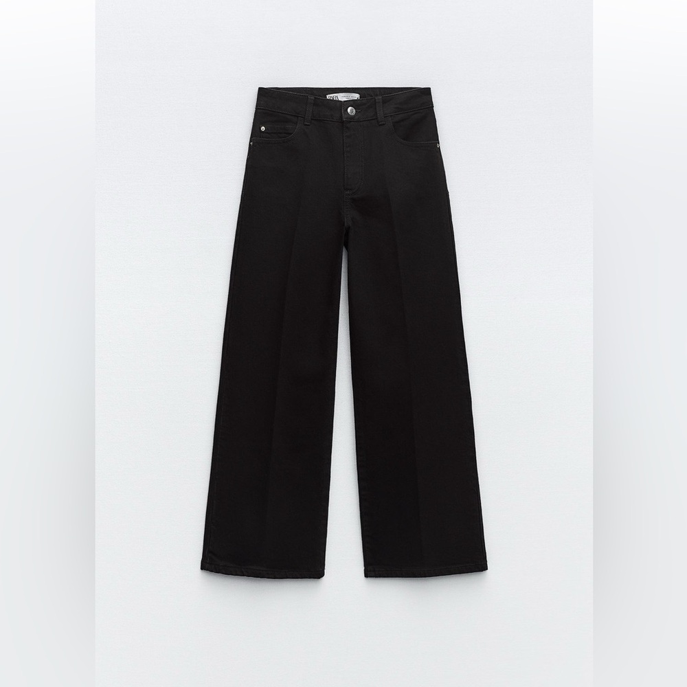Zara High Rise Straight Jeans